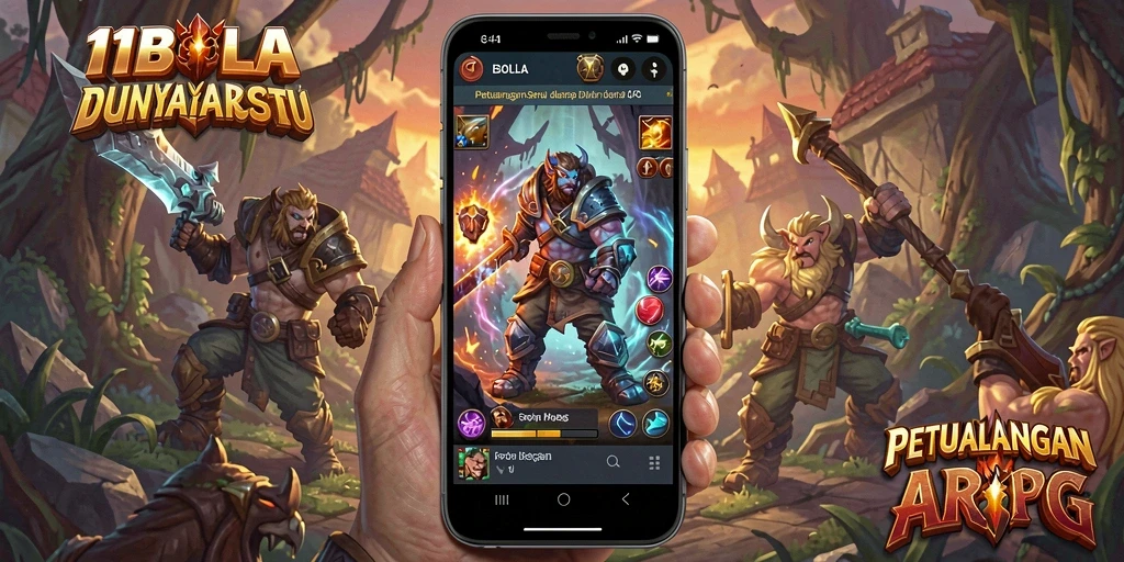 Tampilan gameplay ARPG seru dan mendebarkan di 11BOLA.