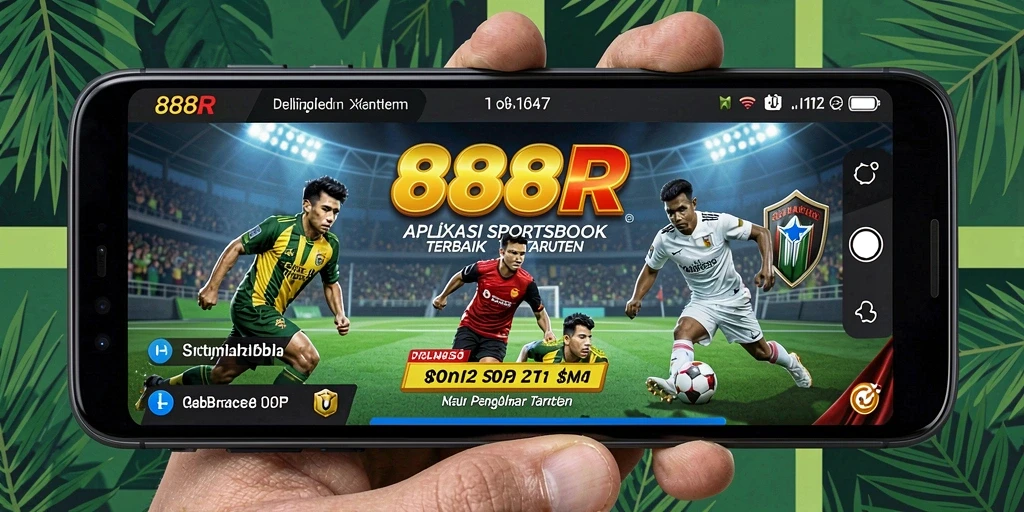 Screenshot gameplay 888R menampilkan antarmuka sportsbook yang menarik.