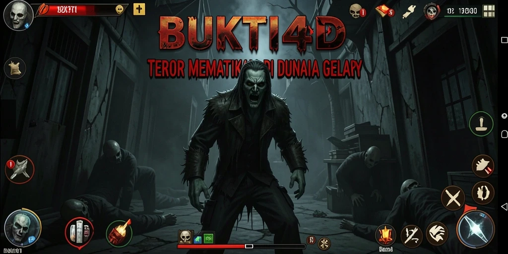 Screenshot BUKTI4D menampilkan momen mencekam dalam gameplay.