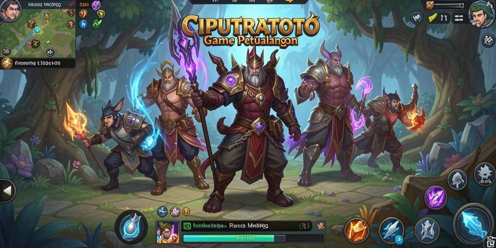 Tangkapan layar menampilkan aksi seru dalam game MMORPG CIPUTRATOTO.