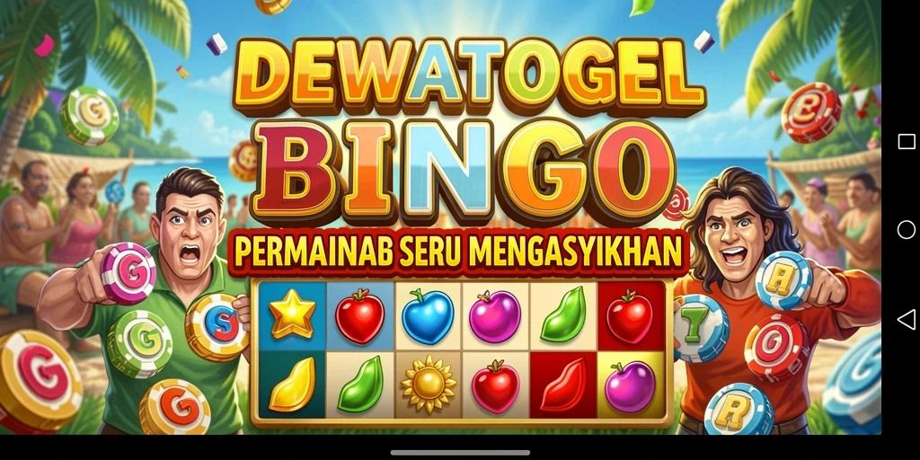 Gameplay menarik bingo di aplikasi DEWATOGEL.