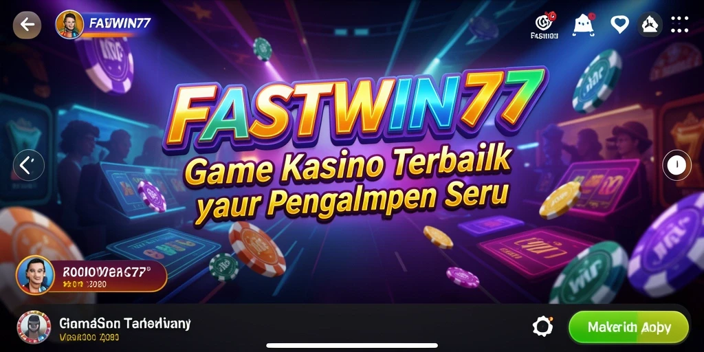 Tampilan gameplay Kasino yang menarik dari FASTWIN77.
