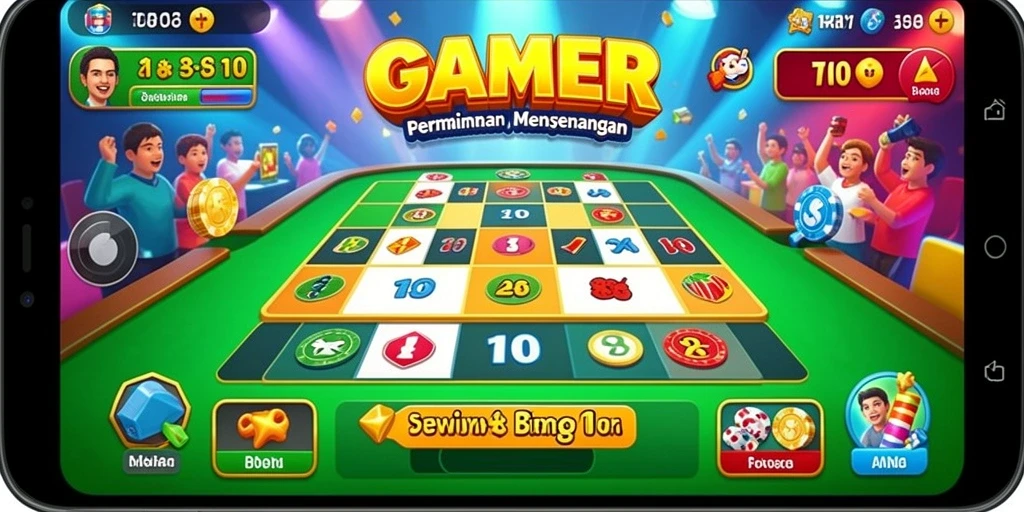 Screenshot gameplay Bingo di GAMERP yang seru dan interaktif.