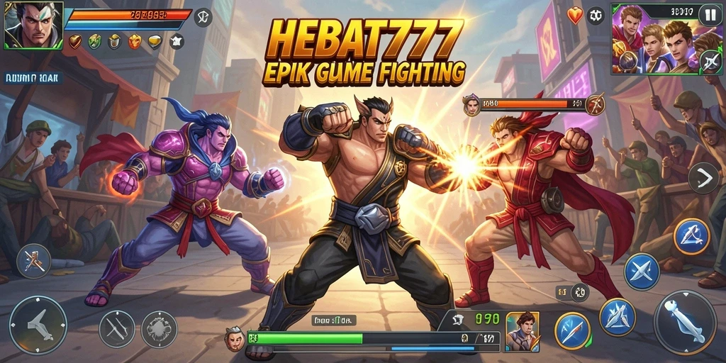 Screenshot menampilkan karakter dalam aksi pertarungan yang mendebarkan.