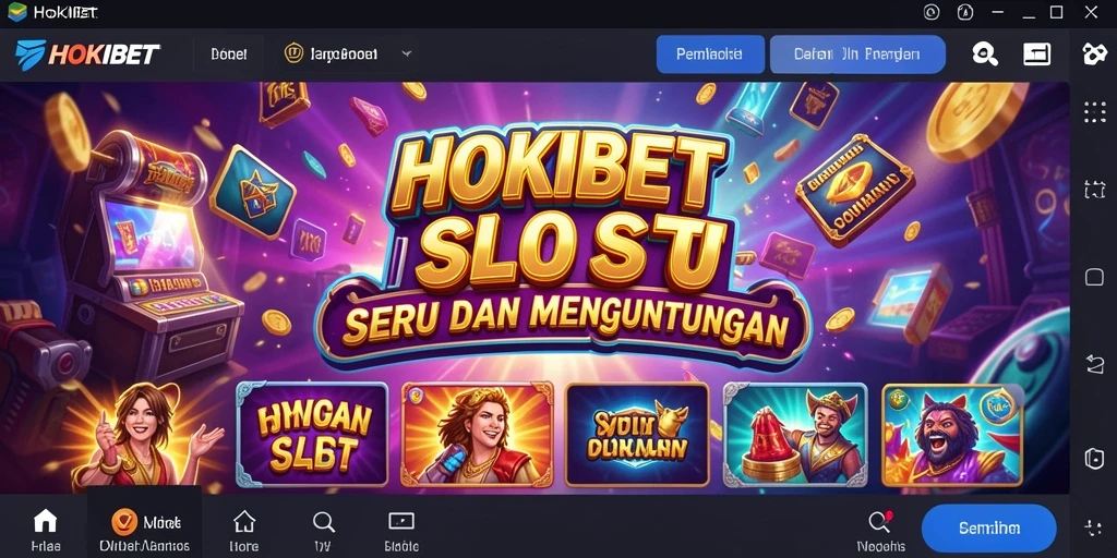 Tampilan gameplay seru HOKIBET yang mengasyikkan.