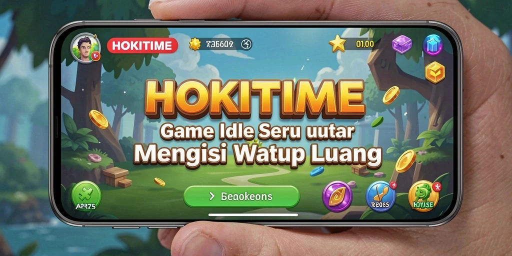 Tangkapan layar yang menampilkan gameplay HOKITIME yang santai dan menyenangkan.
