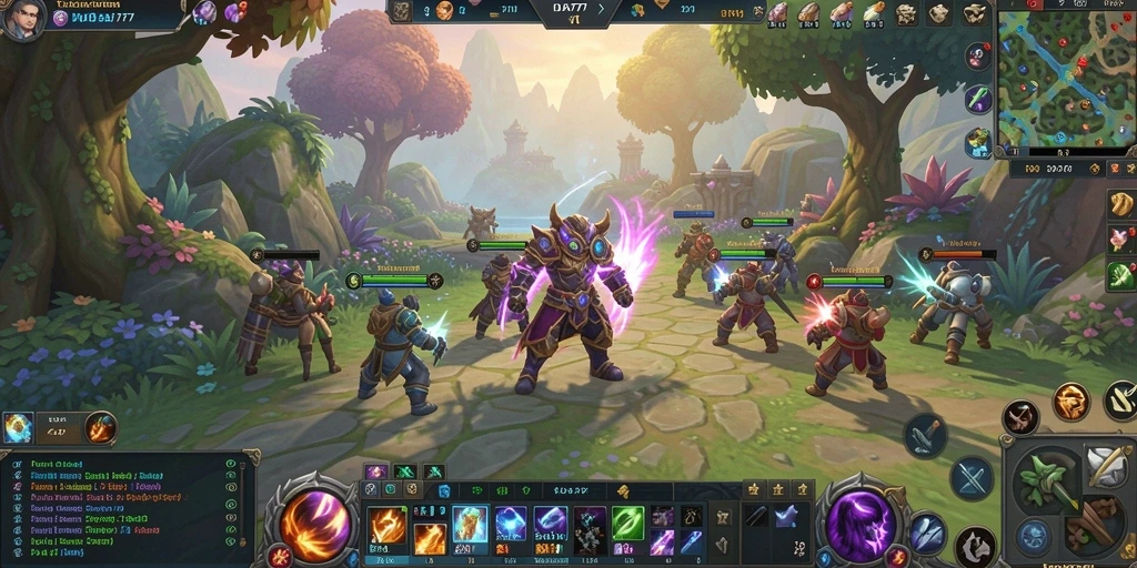 Menampilkan aksi seru dalam dunia MMORPG IDA777.