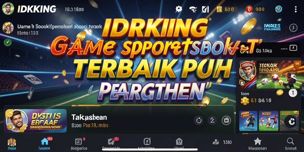Tampilan gameplay yang mendebarkan di IDRKING Sportsbook.