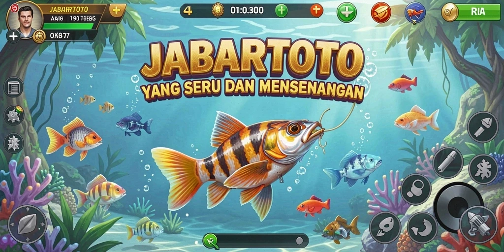 Gameplay seru menangkap ikan di JABARTOTO.