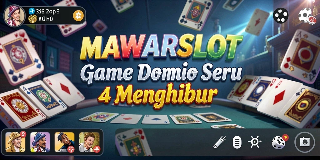 Screenshot utama MAWARSLOT menunjukkan gameplay Domino yang seru dan menarik.