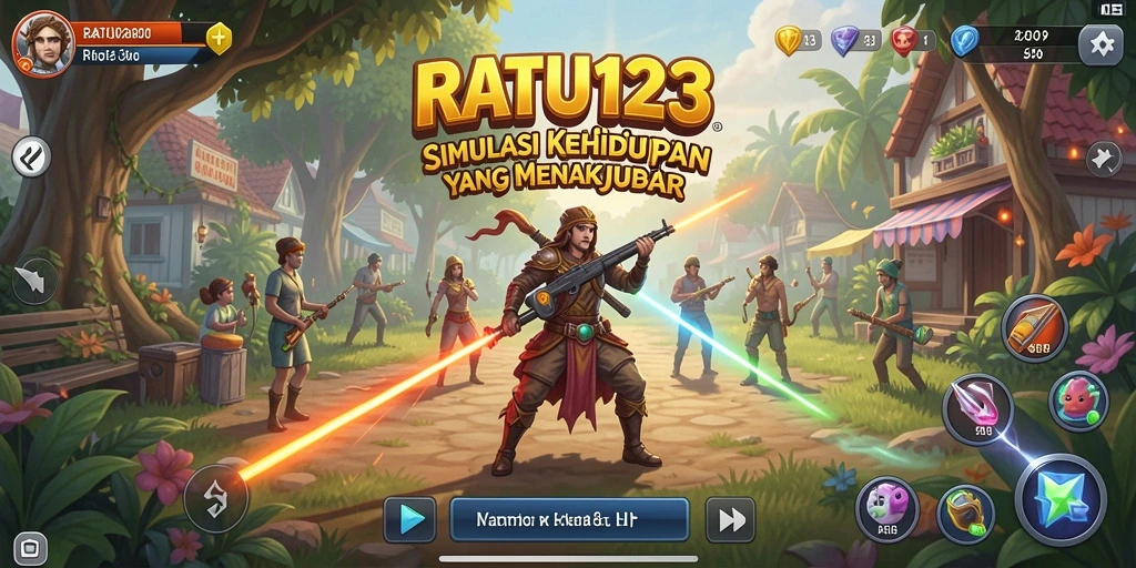 Tampilan gameplay <strong>RATU123</strong> yang menarik dan interaktif.