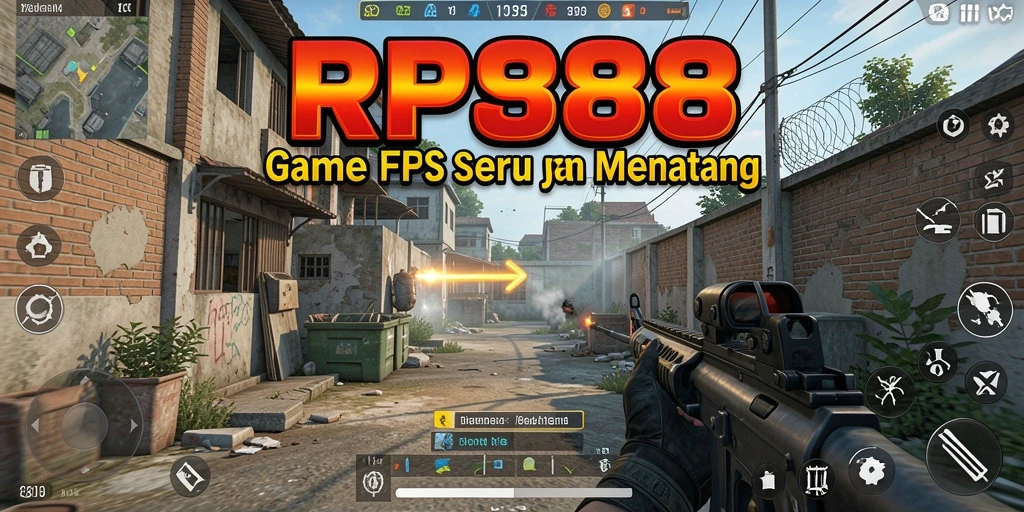 Gameplay RP888 dengan aksi tembak-menembak yang seru.