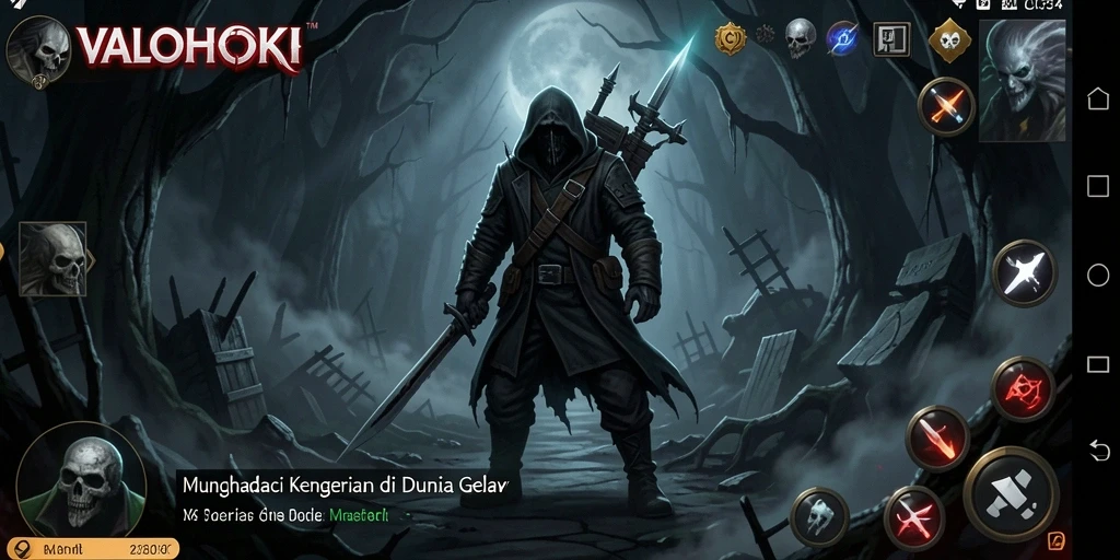 Gameplay menegangkan dalam suasana kegelapan yang mencekam.
