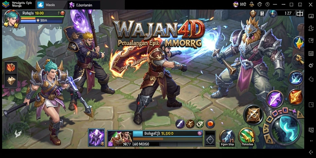 Tampilan gameplay menarik dalam dunia WAJAN4D.
